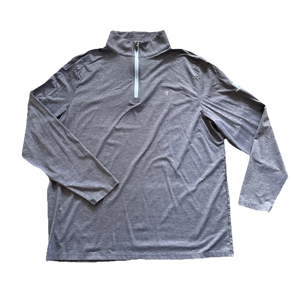 Criquet Golf Quarter Zip Men XXL Blue Performance Stretch Pullover